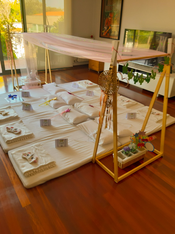 Glamping Fiesta de pijamas Vigo Pontevedra